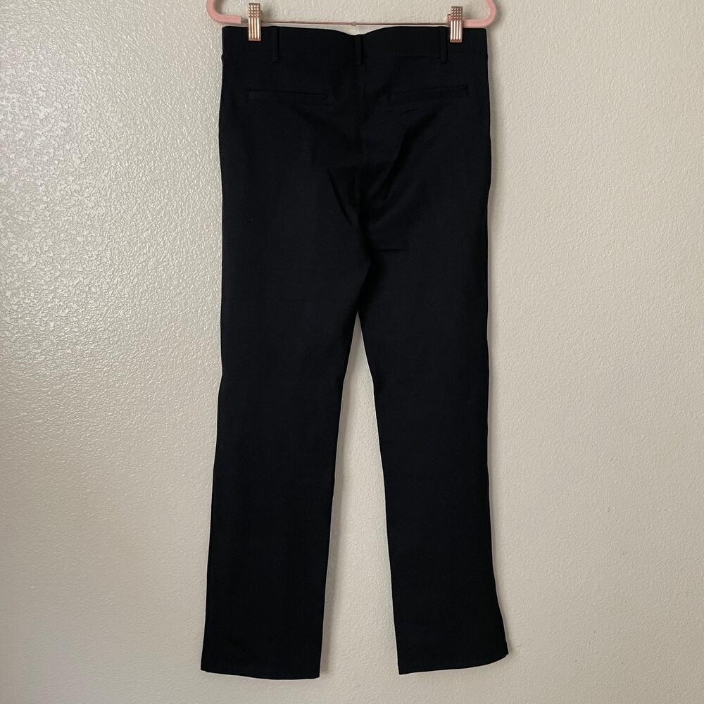 Betabrand Dress Yoga Pants Womens Medium Petite Black Straight Leg Ponte Knit - Picture 6 of 12